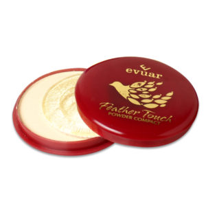 evuar feather touch compact powder
